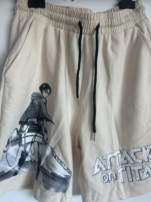 Calção Unisexo Anime Levi Ackerman Attack On Titan calção/fato de treino - Novos (portes incluídos)