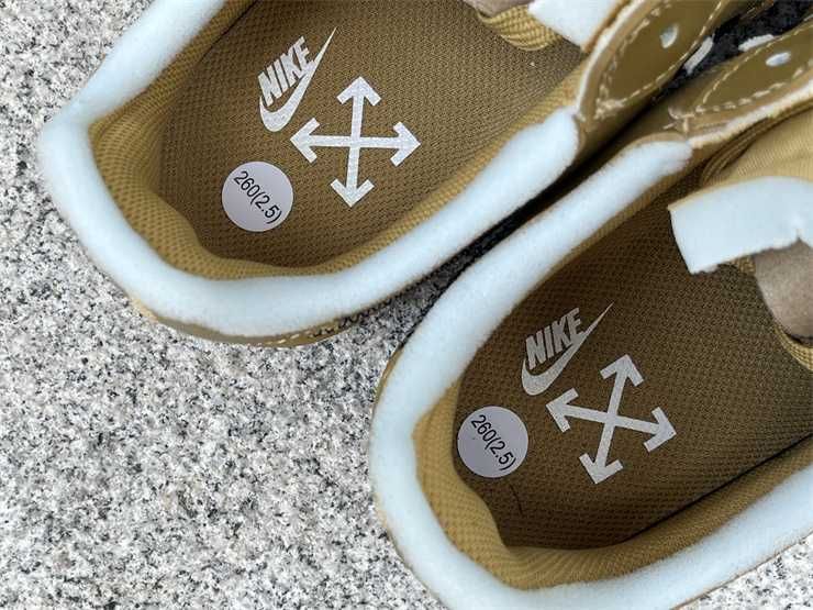 OFF-WHITE x Nike Air Force 1   gold Co branded 36——46