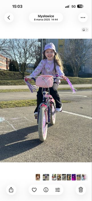 Sprzedam rowerk po córce