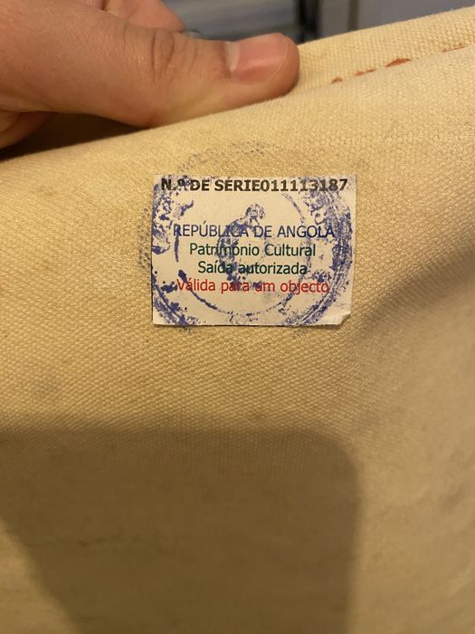 Quadro Tecido Dança Africana (Angola)