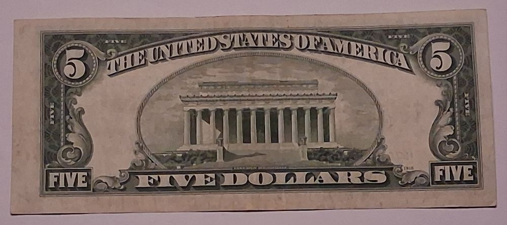 5dolarów 1934r.D (DESTRUKT)