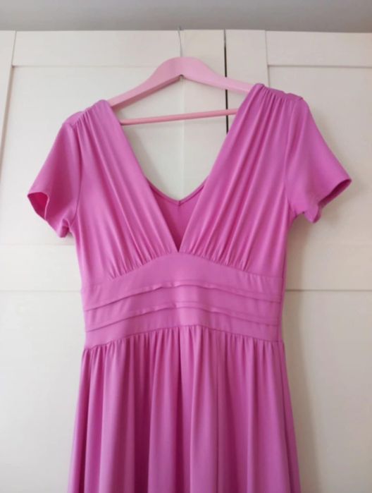 Sukienka długa różowa