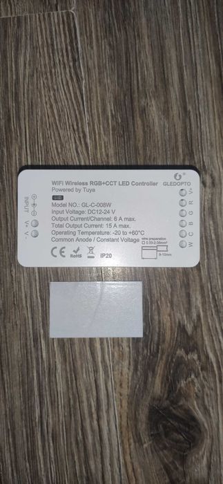 Останній GLEDOPTO Wi-Fi Контролер світлодіодних стрічок для DC 12-24V