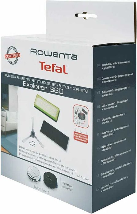 Комплект ZR177002 HEPA фільтр + щітки для пилососу Rowenta