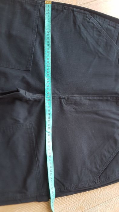 Review spodnie cargo z szerokimi nogawkami męskie czarne jogery M