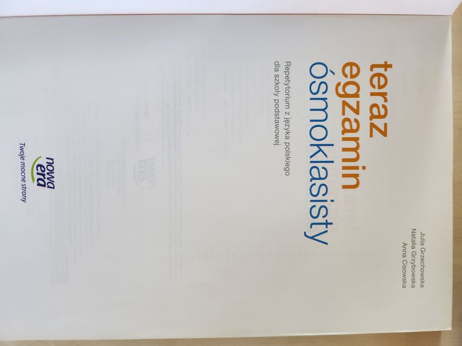 Teraz egzamin ósmoklasisty ,język polski do SP