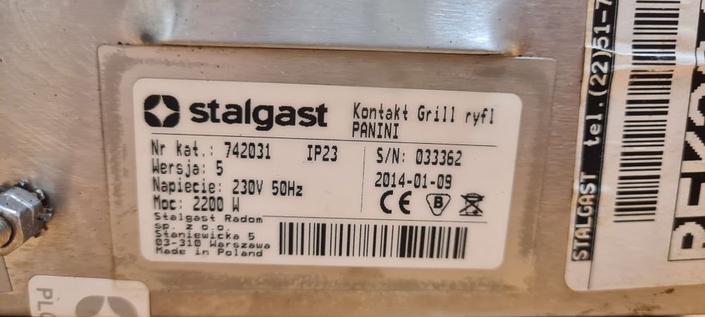 Opiekacz gastronomiczny panini kebab