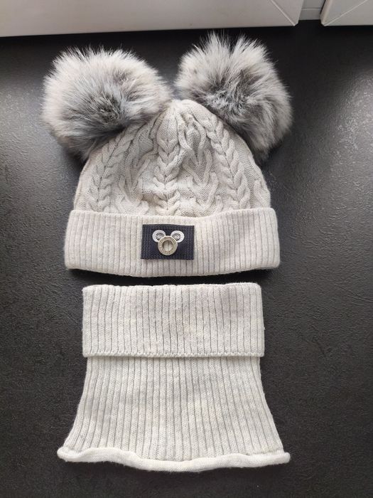 Czapka i komin dziecięcy