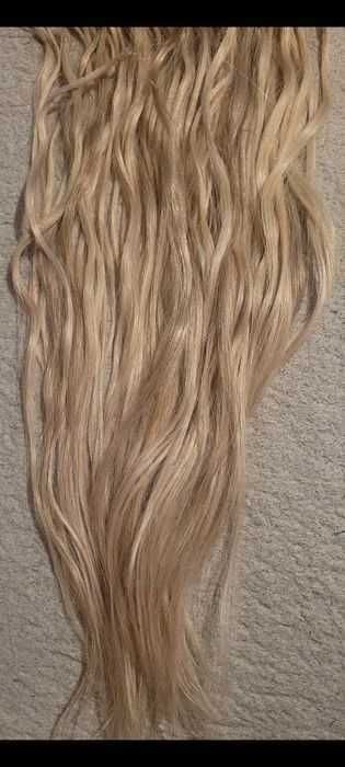 Włosy blond na keratynę