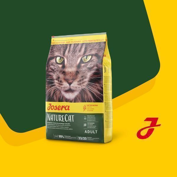 JOSERA NatureCat 10кг Беззерновий корм для активних котів
