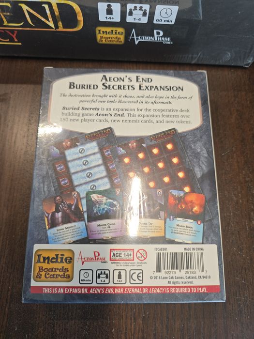 Aeon's End Legacy Kickstarter (Folia) + Buried Secrets + Mata + KS Exclusives (EN)