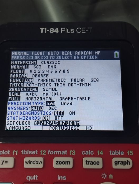 Calculadora gráfica Texas Instruments Ti-84 plus CE-T