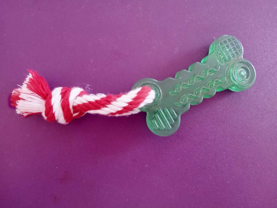 Brinquedo p/cão Ossinho em silicone