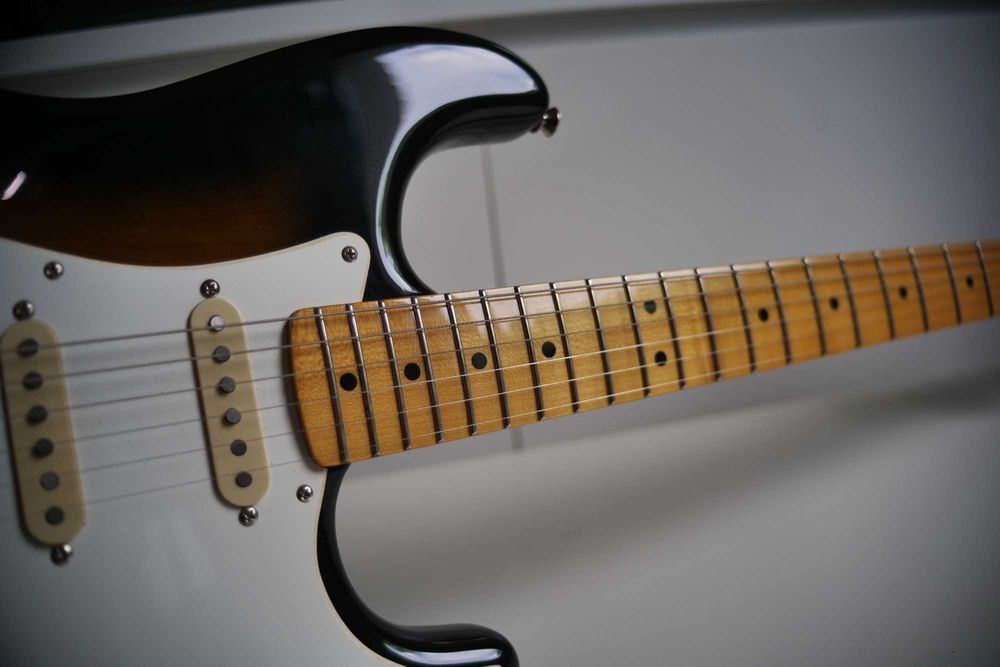Gitara Squier Classic Vibe Stratocaster 50s CHINA + Fender Tex Mex + Gotoh