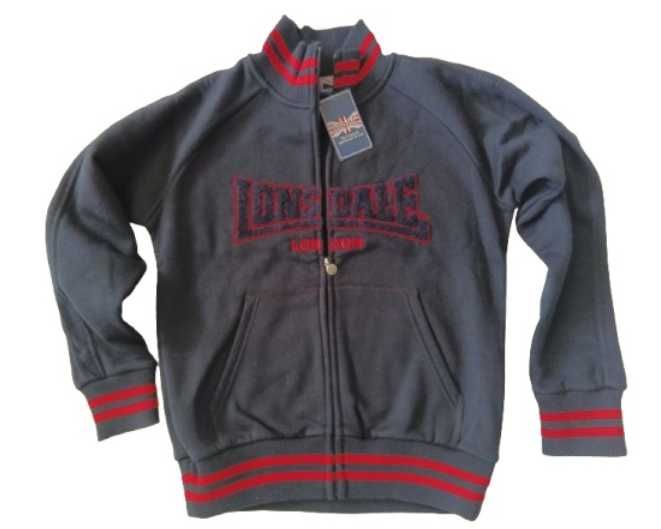 Bluza granatowa bez kaptura Lonsdale London (S/M)– nowa oryginał z UK