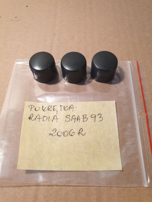 Pokrętła radia saab 93  2006 rok