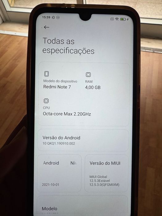 Redmi Note 7 - Usado - Em ótimo estado
