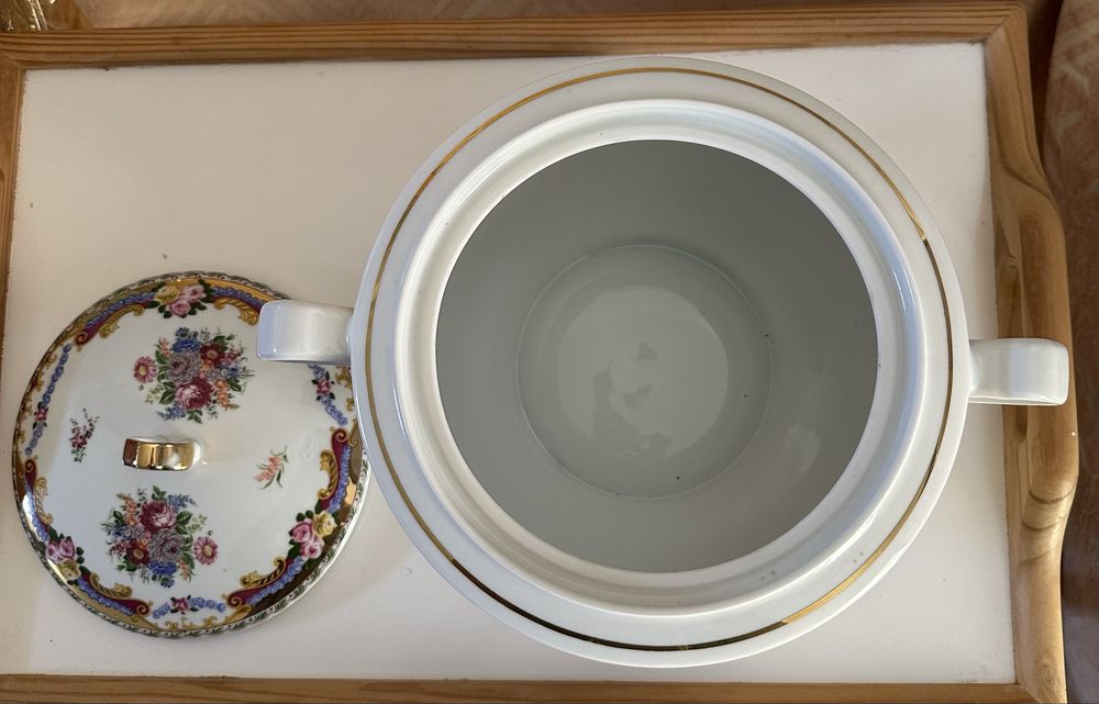 Terrina de louça limoges