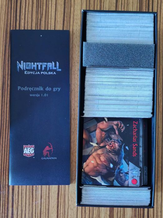 Gra karciana NightFall Edycja Polska plus dodatkowe 24 karty