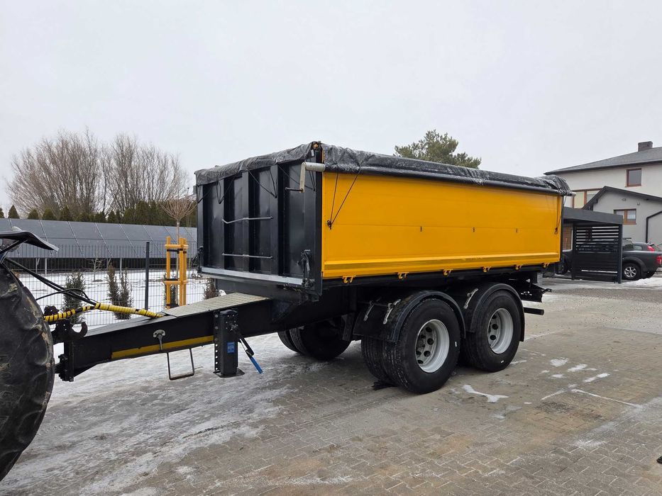 Przyczepa wywrotka tandem budowlana rolnicza KELBERG  meiller kipper