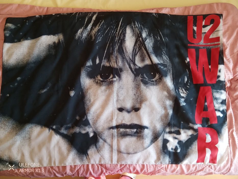 Bandeira banda U2 WAR, anos 80