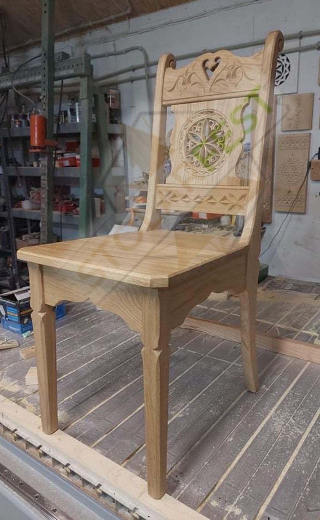 discretion organize Oak Krzesło dębowe góralskie zakopiańskie drewniane rzeźbione StolarFest  Zakopane • OLX.pl