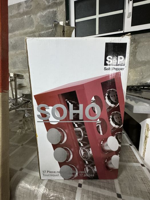 Frascos de especiarias