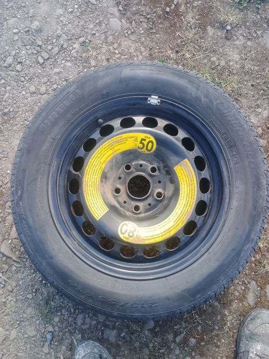 Продам повнорозмірну  докатку (запаску) 215/55/ r16  5х112 з шинкою Pirelly за 4000 грн
