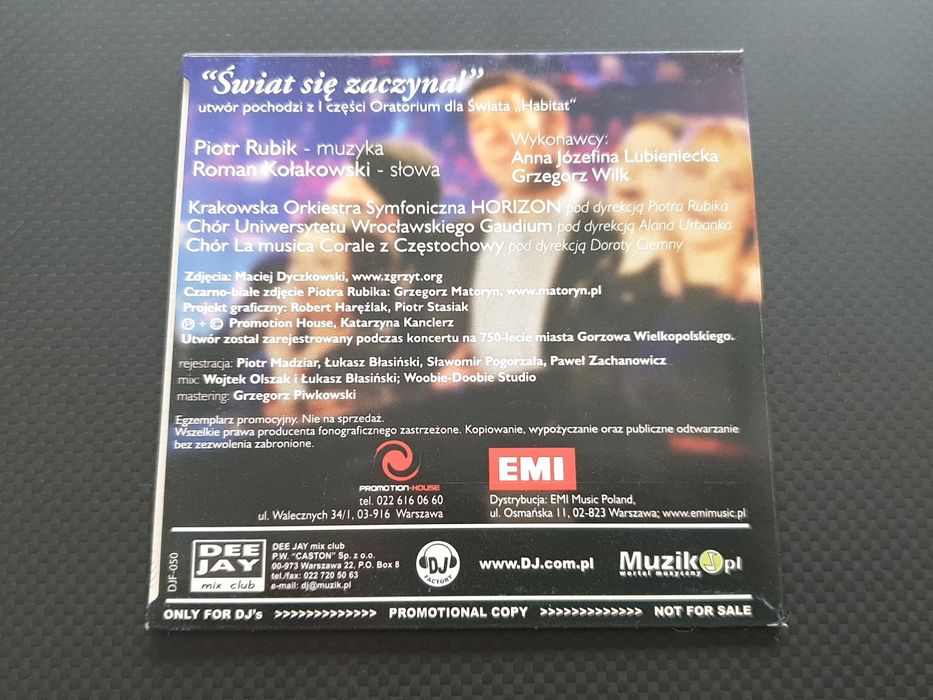 Piotr Rubik - Oratorium dla Świata cz. 1 Habitat - Świat się zaczyna