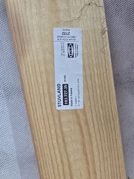 Łóżko Ikea Stuvland 200x140x40