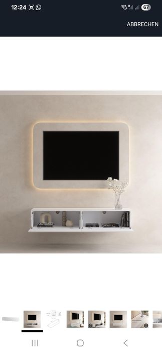 Nao ikea! Mesa de TV / TV Lowboard novo branco