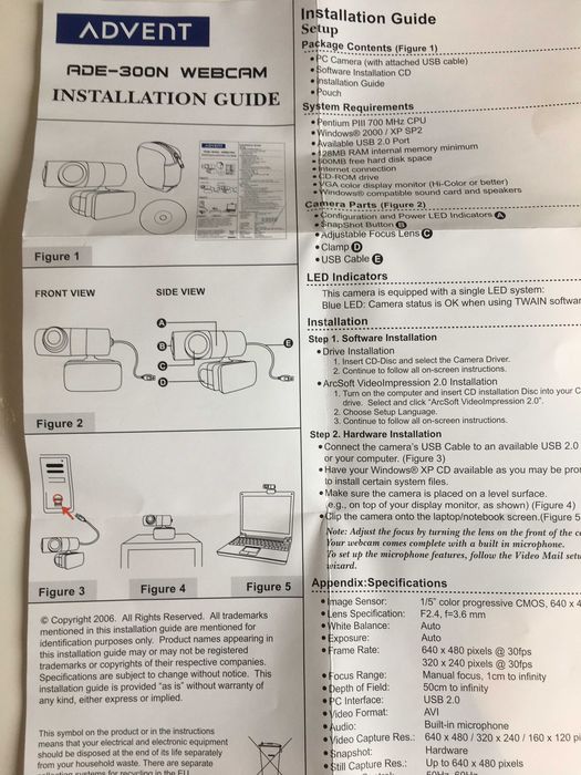 Kamerka internetowa 300k