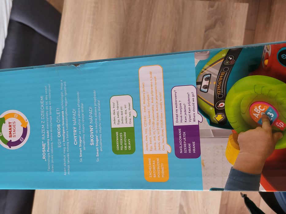 Fisher Price pchacz małego kierowcy 2 w 1 NOWY