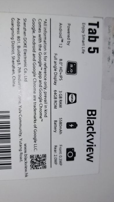 Tablet BlackView Tab5
