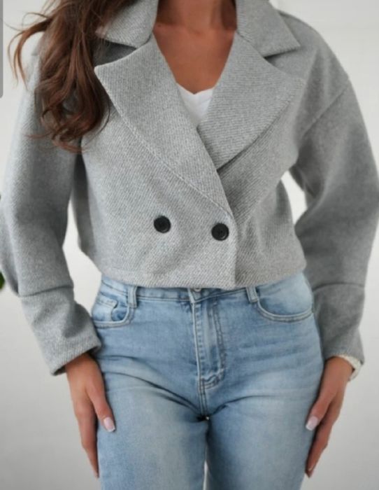 Kurtka  ,żakiet jodełka jesień oversize s m l