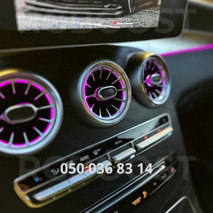 Подсветка Дефлекторы Твиттеры 4D Динамики Burmester Mercedes W205/X253