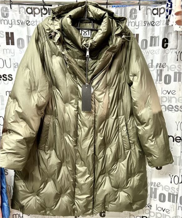 Куртка большой размер, натуральный пух, Италия, 52-58 размер.