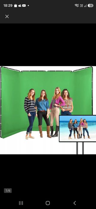 green screen XXL