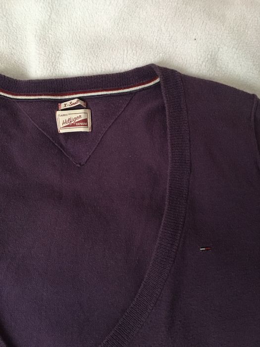 Sweter, Tommy Hilfiger, fiolet, rozmiar S
