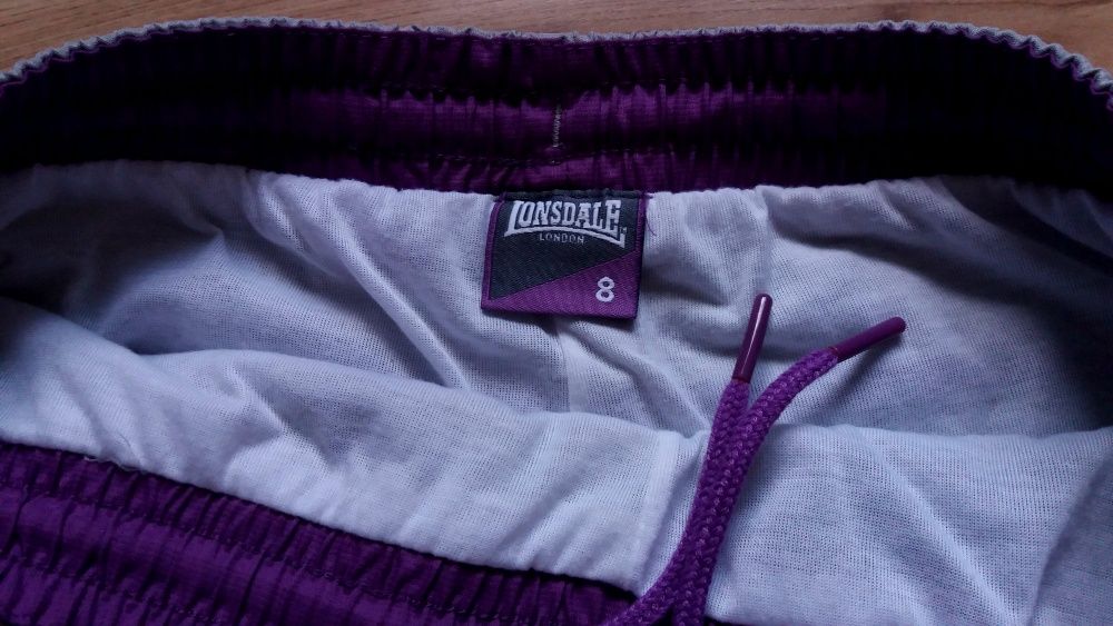 Lonsdale Spodnie Dresy Damskie Sportowe Treningowe Szare