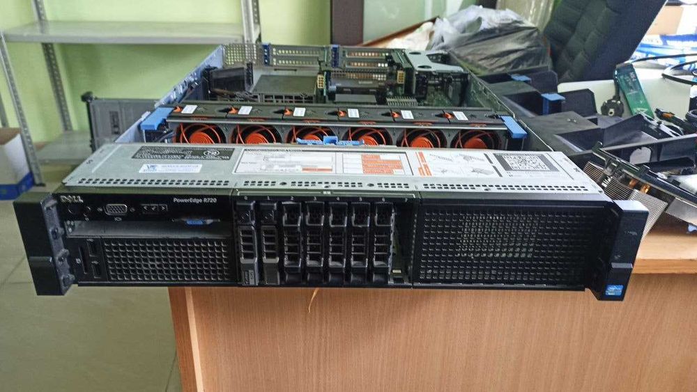 Server DELL POWEREDGE R720 | x2 Xeon E5 2620 | 48GB | PERCH710p | 2PSU