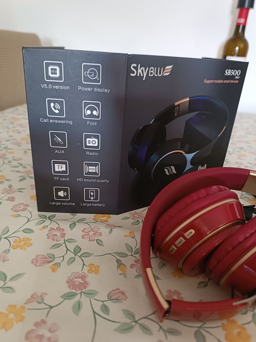 Auscultadores sem Fio SkyBlue SB500 Wireless Stereo