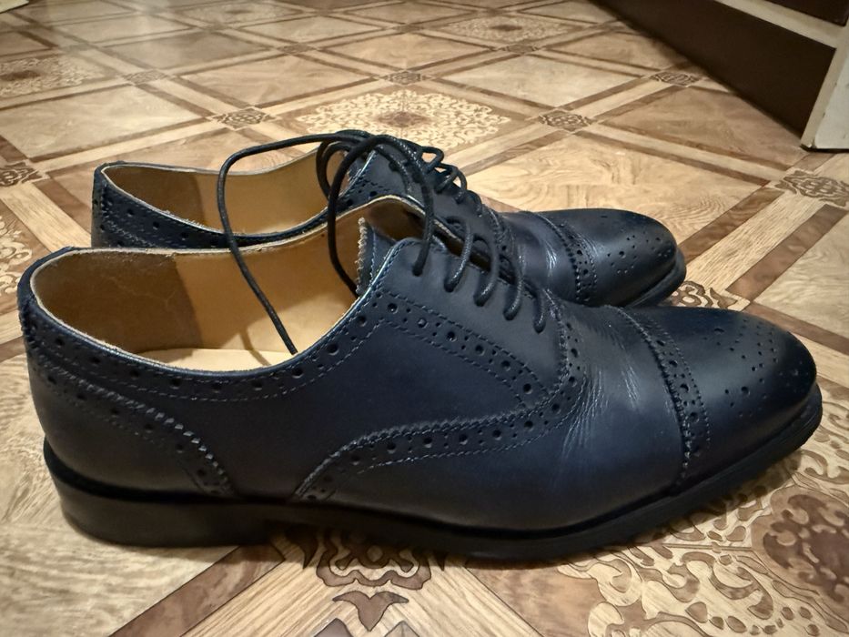 Шкіряні чоловічі туфлі (Броги)