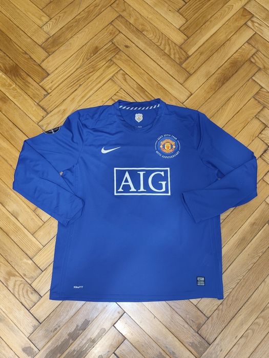 Oryginalna Koszulka Nike Manchester United 2008/09 Carlos Tevez 32 Champions League XL