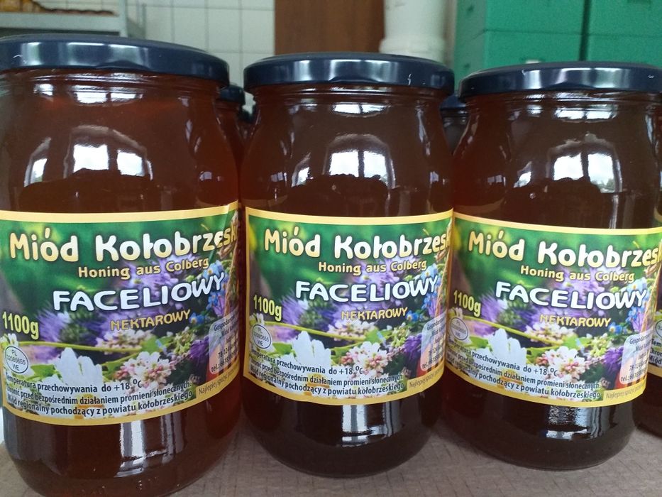 "Miód kołobrzeski" wielokwiatowy kremowany z imbirem 430g