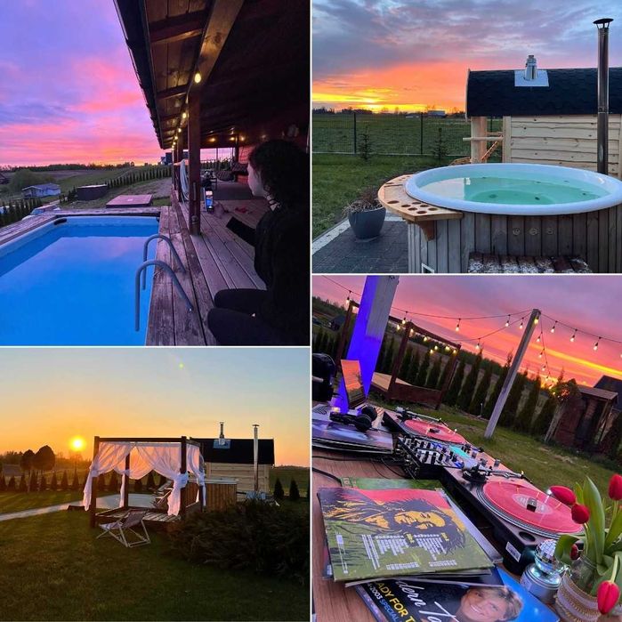 Domek z Basenem Mazury - dom do wynajęcia na wyłączność | jacuzzi i sauna w cenie | nad jeziorem | Wolny długi weekend 4-7.06