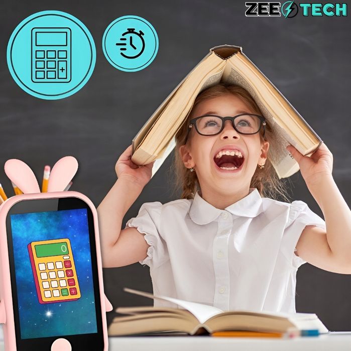 Telefon Dla Dzieci Zabawkowy Aparat Cyfrowy Edukacyjny Kamera + Karta