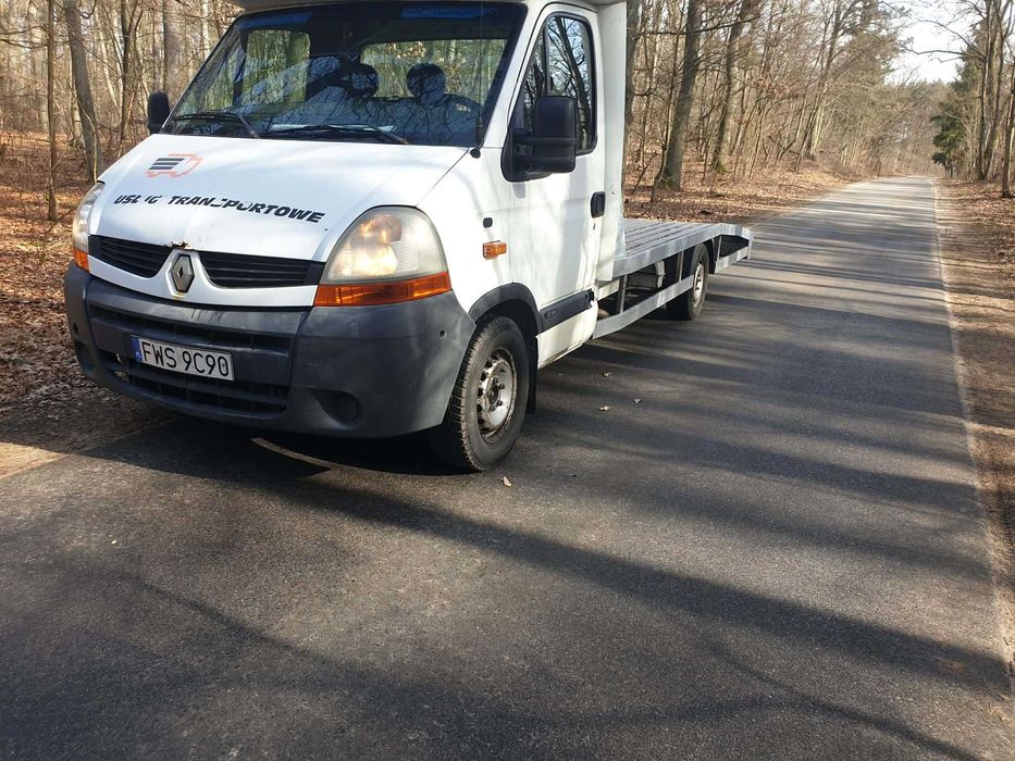 Master 2.5d 120km Autolaweta laweta najazd Klima 2007r Nowy najazd