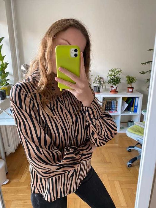 koszula panterka tygrysie paski, zwierzęcy wzór