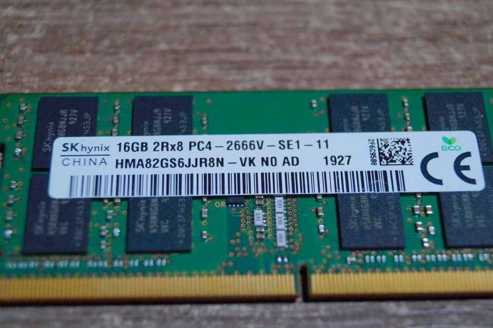 Пам'ять для ноутбуків  SK Hynix 16 GB SO-DIMM DDR4 2666 MHz TVOYO